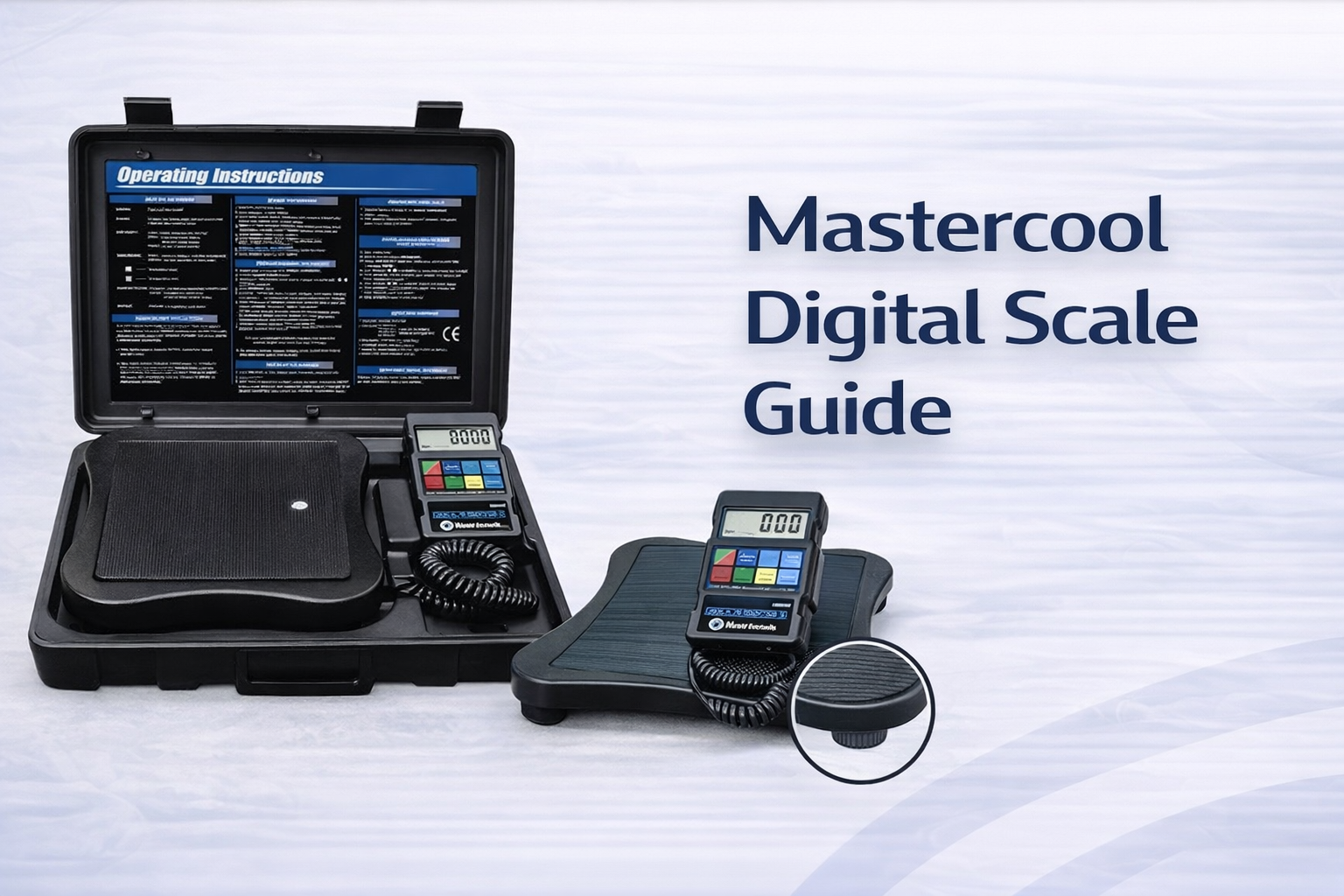 Mastercool Digital Scale Guide