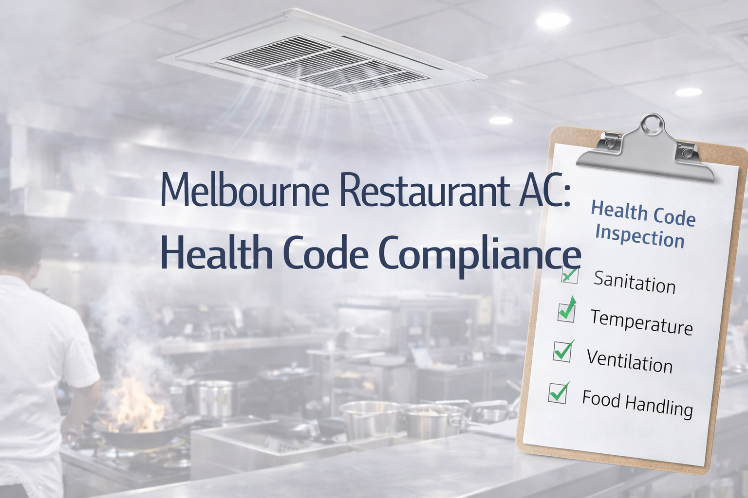 Melbourne Restaurant AC: Health Code Compliance