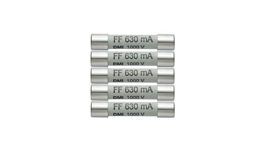 Spare 630 mA / 1000 V Fuses for Testo 760-3 Multimeter