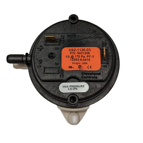 Bonaire Vulcan Pressure Switch 170Pa