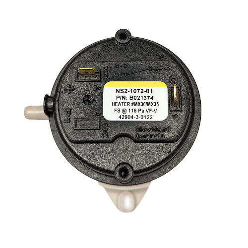 Brivis Gas Ducted Heater Pressure Switch 115Pa