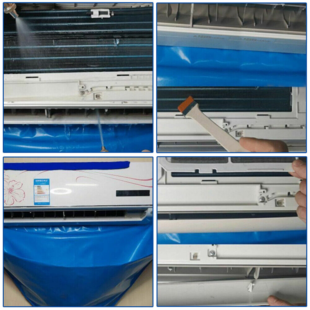 Air conditioning maintenance bag protecting walls and floors