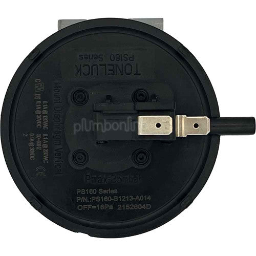 Braemar TQM 618 Gas Ducted Heater Air Pressure Switch 18 Pa