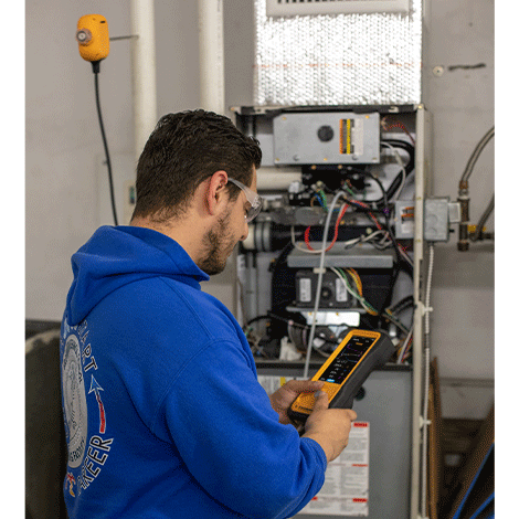 Fieldpiece Combustion Analyzer with HydroCycle Pump and Printer