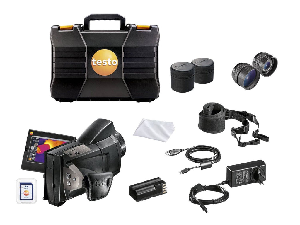 Testo 890 Professional Thermal Imaging Camera Kit 640 x 480 Pixels with 3 Lenses