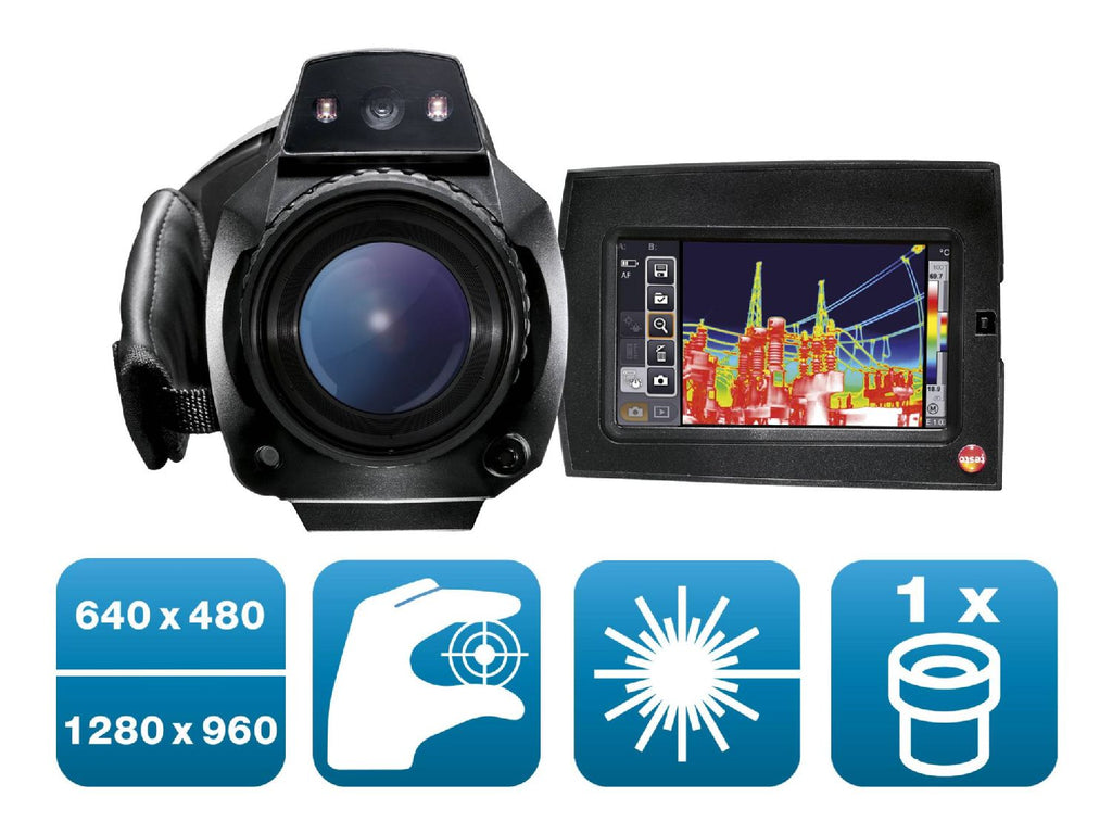 Testo 890 Professional Thermal Imaging Camera Kit with 4x Super Telephoto Lens