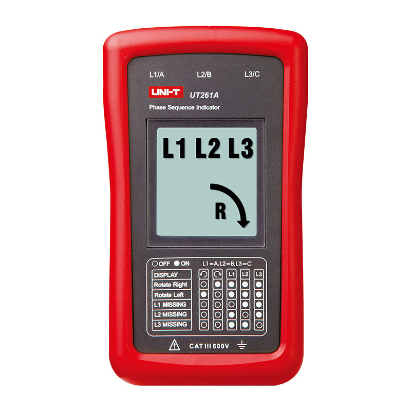 UT261 Series Phase Sequence and Motor Rotation Indicators