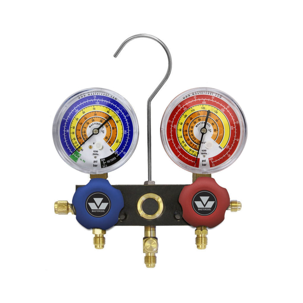 2-way Manifold CO2 Braided Hoses 3x150cm