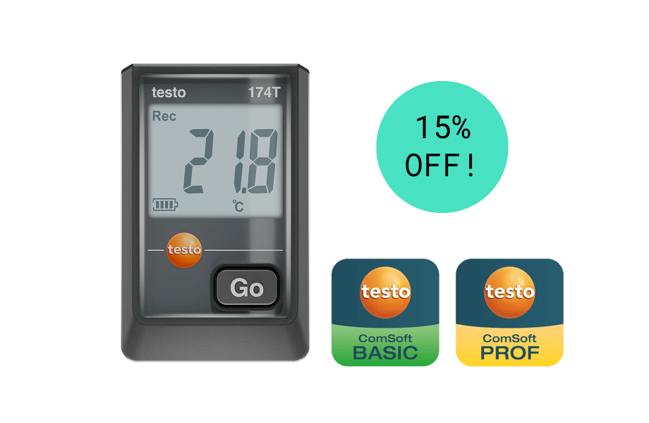 testo 174 T Mini Temperature Data Logger with USB-C