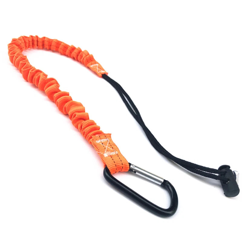 Shock Absorbing Working Fall Protection Lanyard w/ Hooks