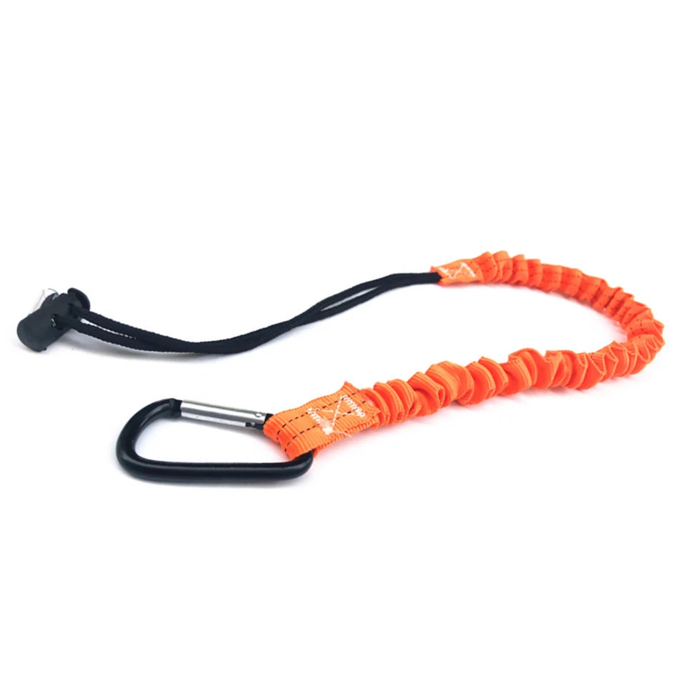 Shock Absorbing Working Fall Protection Lanyard w/ Hooks
