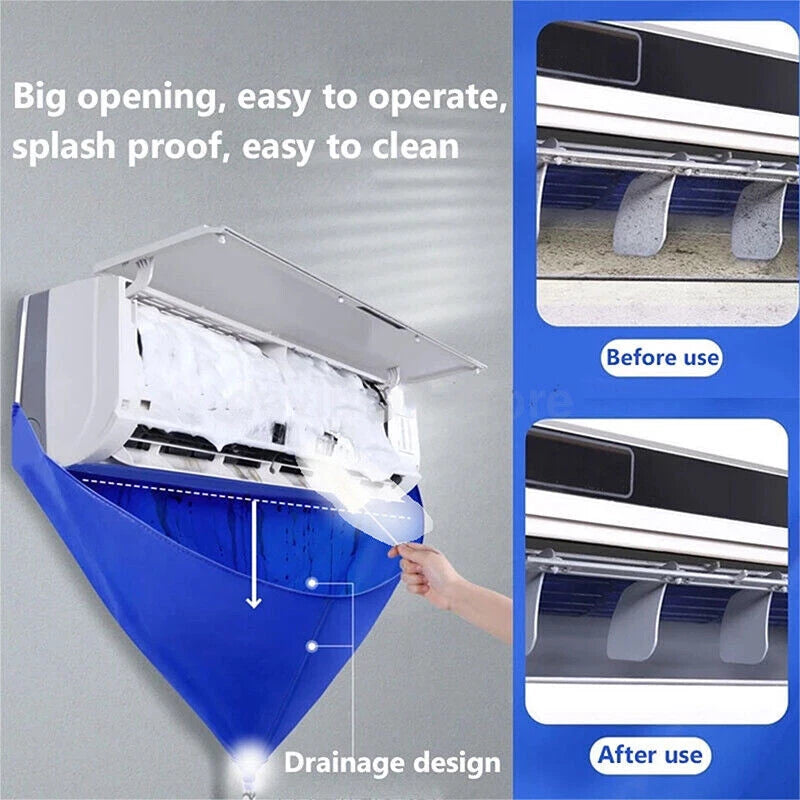 Airconditioner Cleaning Bag Cover with 2 Meters Pipe