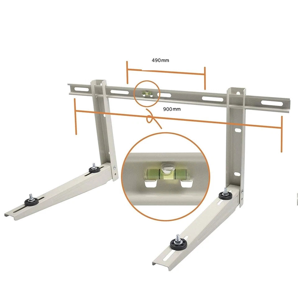 Air-con Split Condensing Unit Wall Bracket Large 550mm Arm 200kg