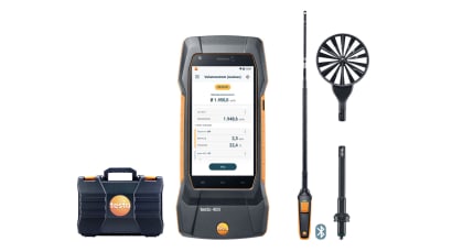 testo 400 Air Flow Kit with Hot Wire and Vane Probe