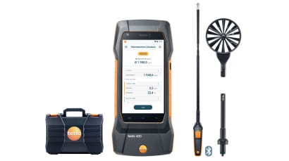 Testo 400 Air Flow Kit with 16mm Vane Probe