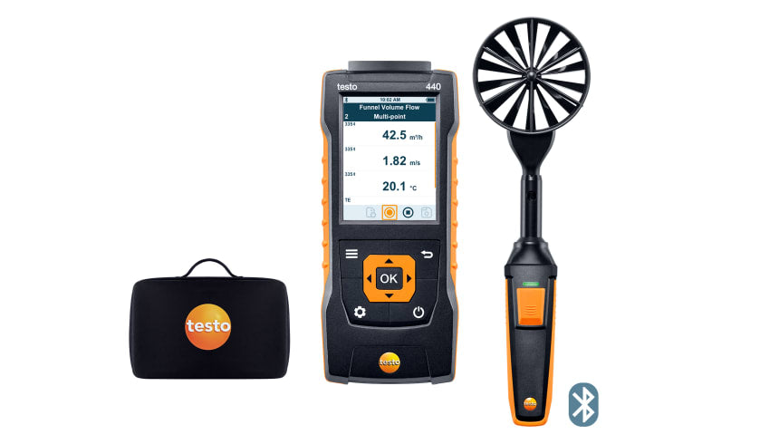 testo 440 Vane Kit with Bluetooth (Ø 3.9")