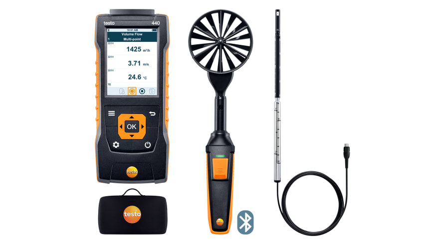 Testo 440 Air Flow ComboKit 1 with Bluetooth