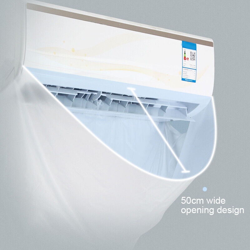 Large reinforced PVC opening for split system air conditioners