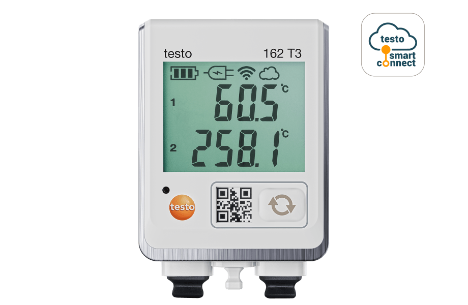 Testo 162 T3 Online Data Logger for TC Temperature Probes