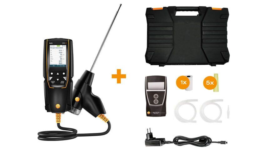 Testo 310 II Combustion Analyser with Printer