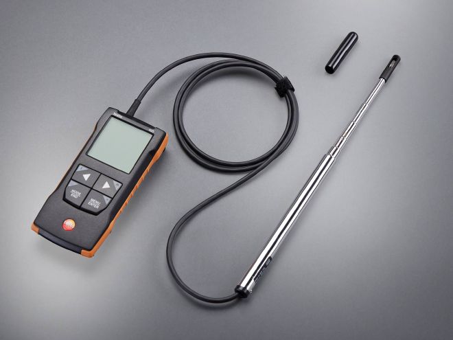 Testo 425 Compact Thermal Hot Wire Anemometer with App Connection