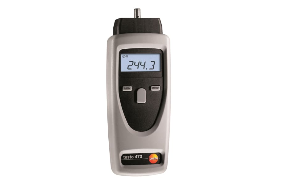 Testo 470 Optical/Mechanical Tachometer