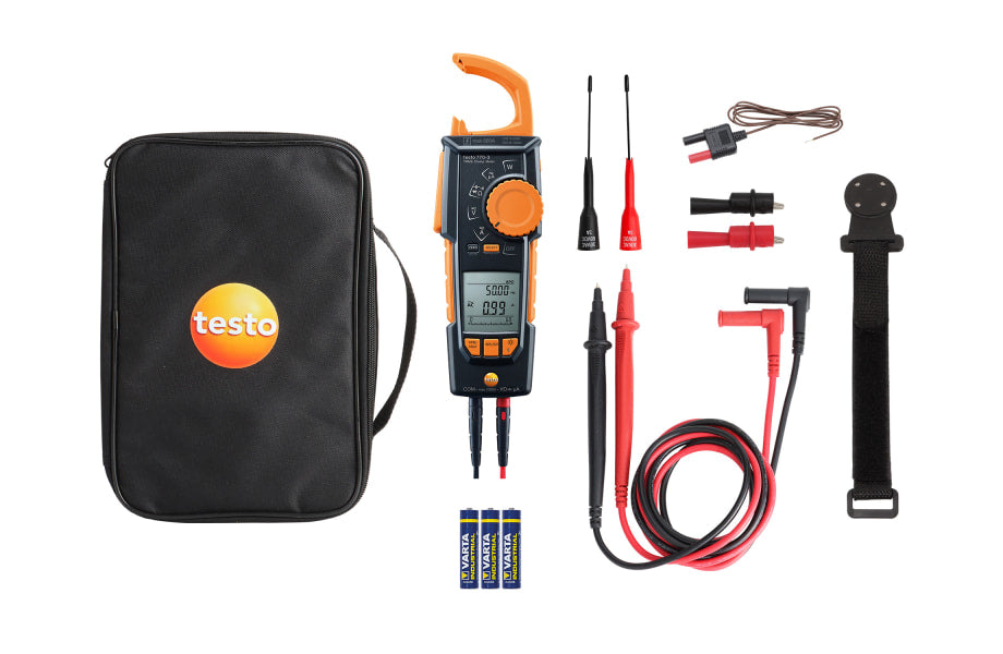 Testo 770-3 Premium TRMS Clamp Meter Kit