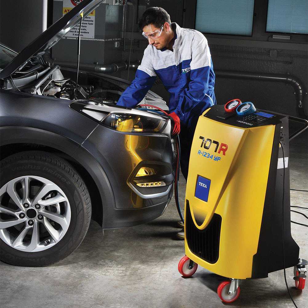 Texa Konfort 707r Recharge Maintenance Station R1234yf W/ Refrigerant Identifier - hvac shop