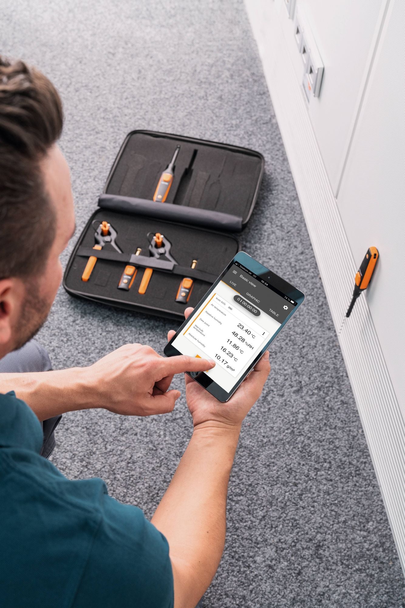 Testo Smart Probes Ac & Refrigeration Test Kit Plus