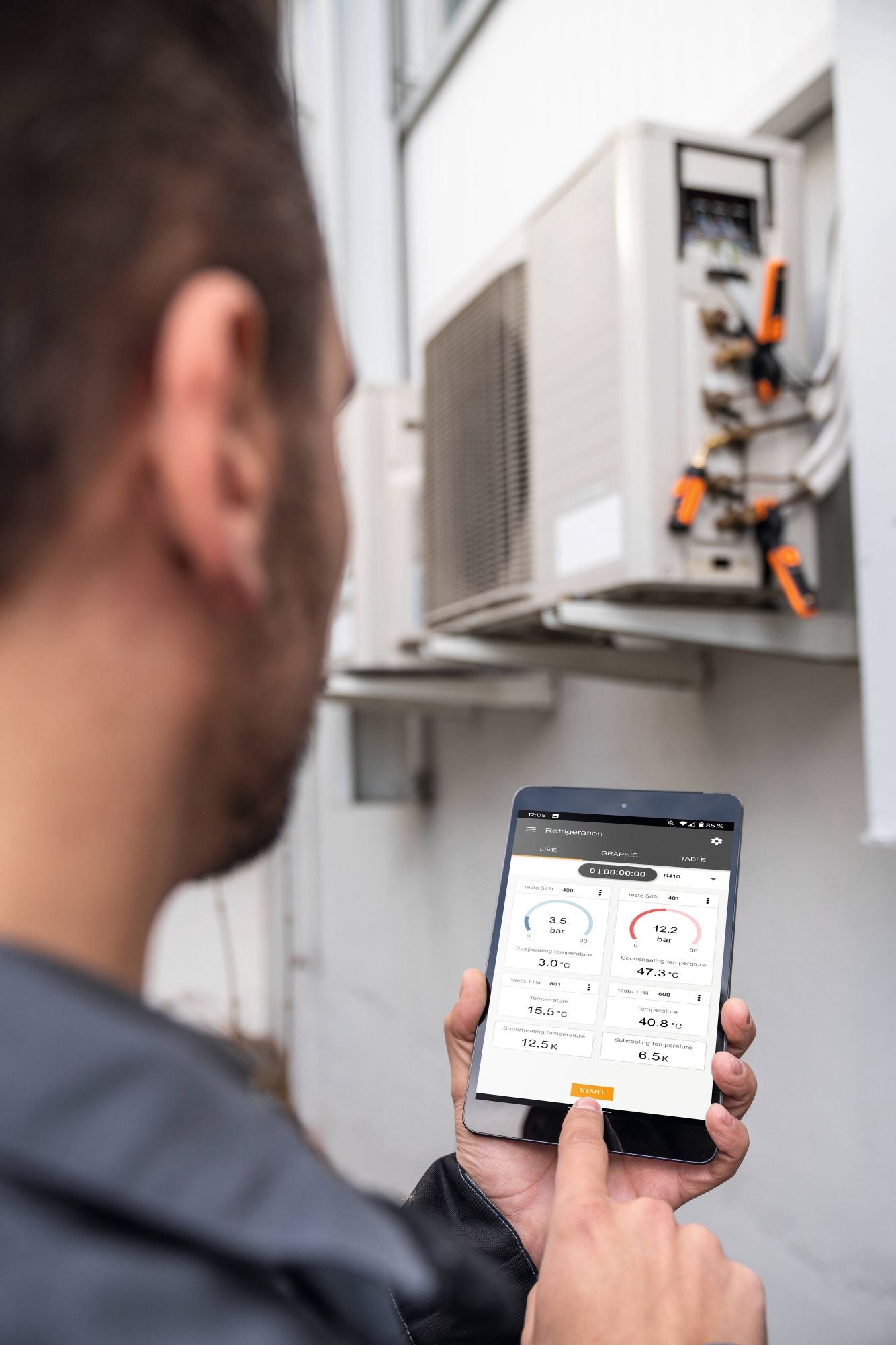 Testo Smart Probes AC & Refrigeration Test Kit