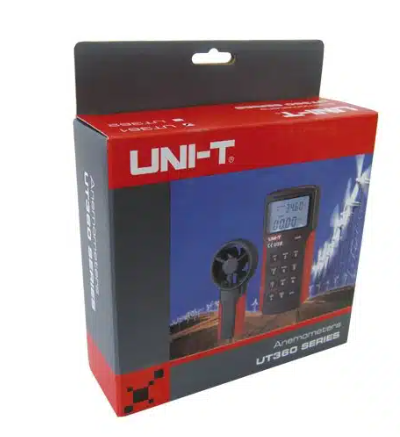 Included components in UNI-T UT362 anemometer kit