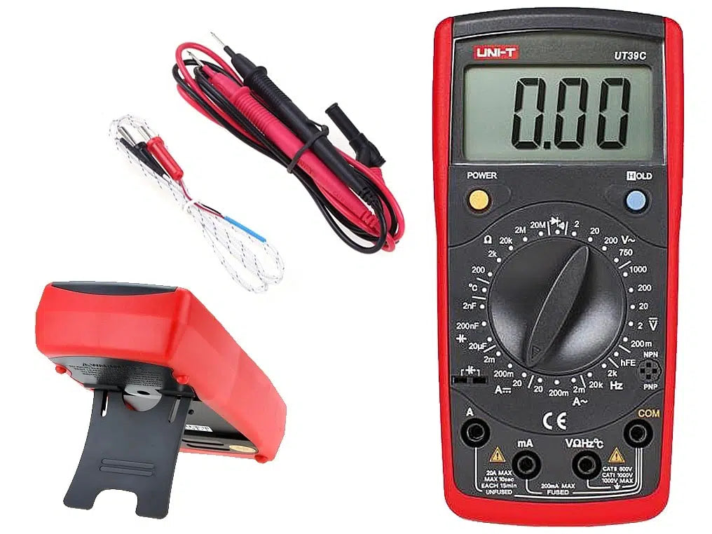 uni-t-ut39c-digital-multimeter-ac-dc-va-ohm-temp-hz-multimeter