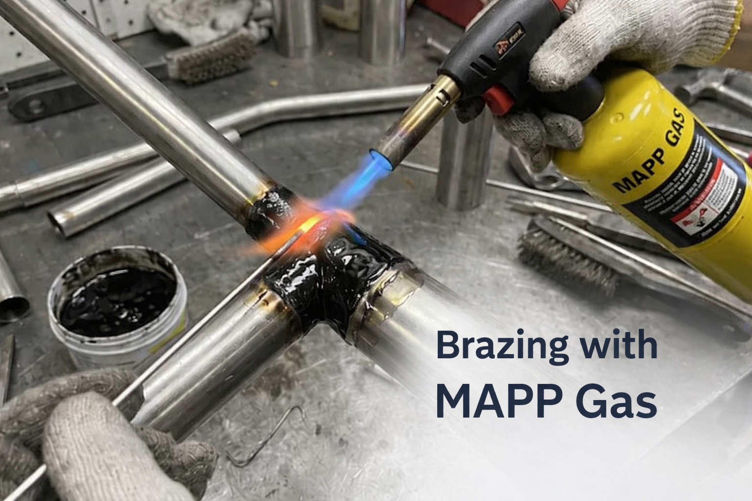 Brazing with MAPP Gas 