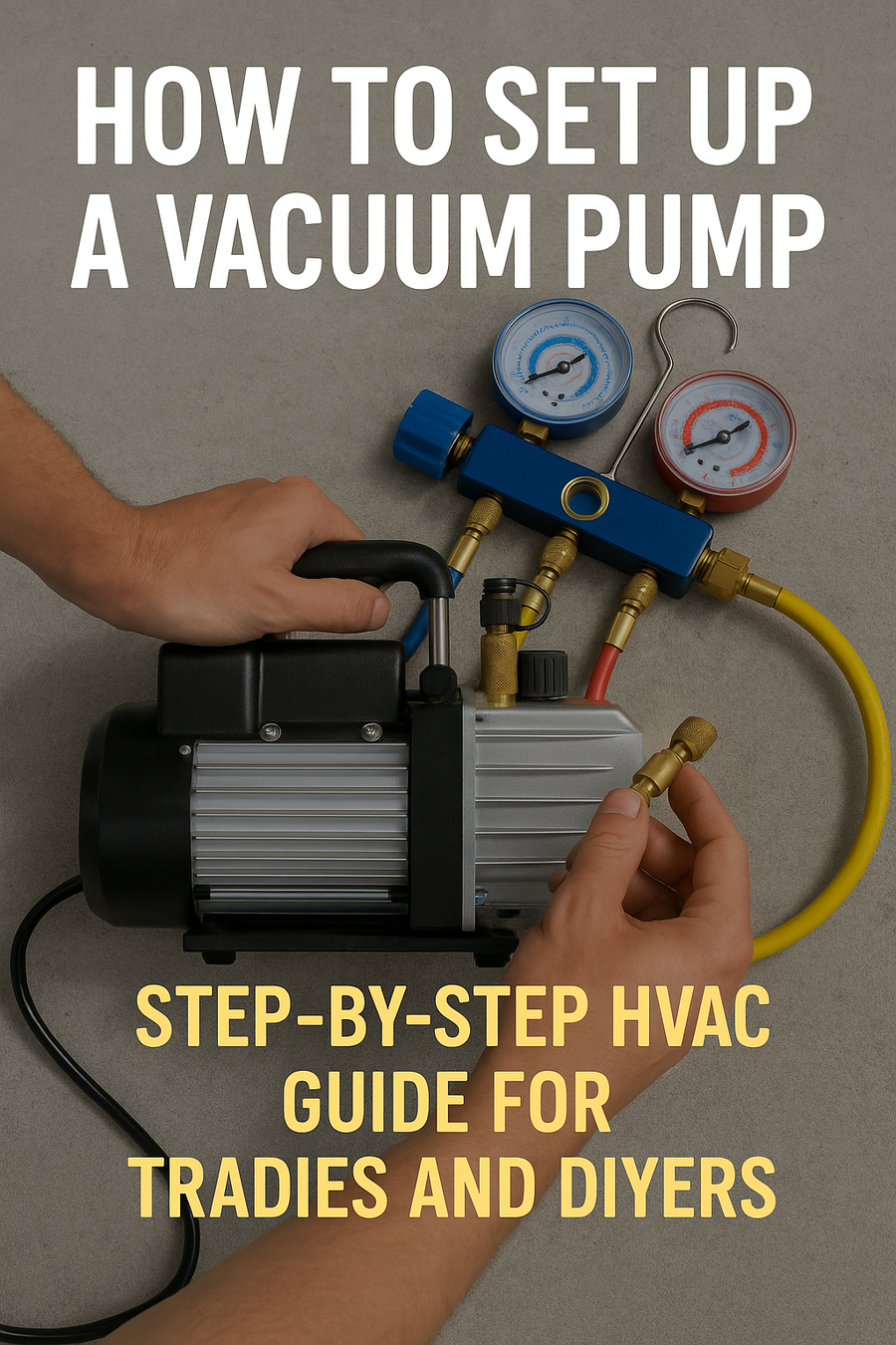 How to Set Up a Vacuum Pump for HVAC Systems | Step-by-Step Guide ...