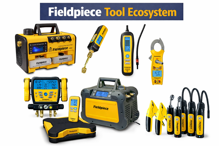 Fieldpiece Tool Ecosystem: Wireless Integration Guide – HVAC Supply Shop