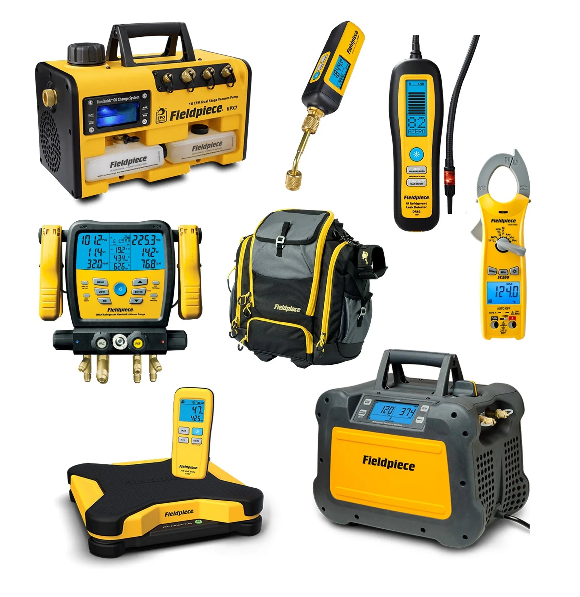 Fieldpiece Tool Selection