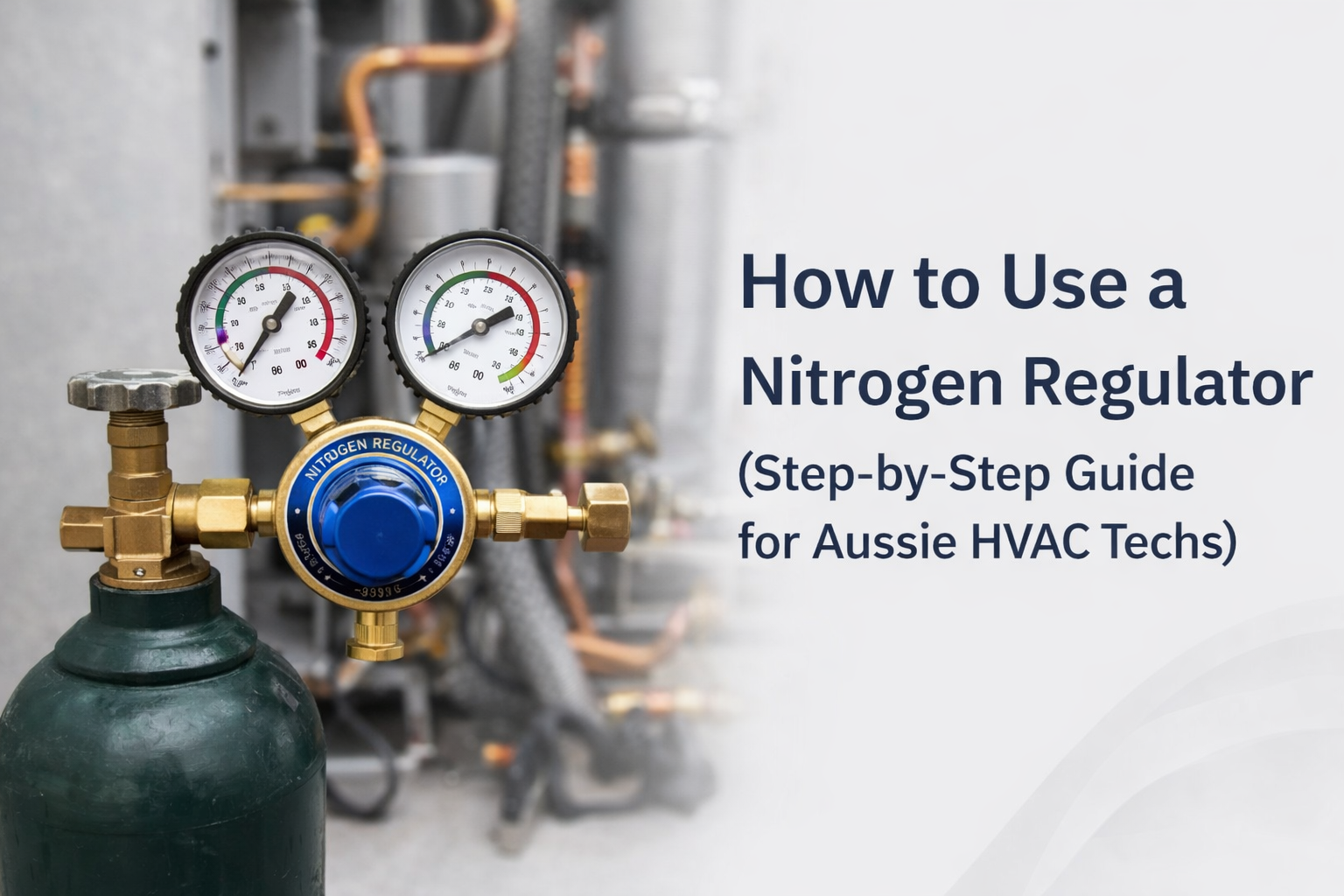 How to Use a Nitrogen Regulator (Step-by-Step Guide for Aussie HVAC Techs)