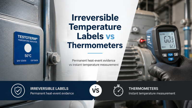 Irreversible Temperature Labels vs Thermometers – HVAC Supply Shop