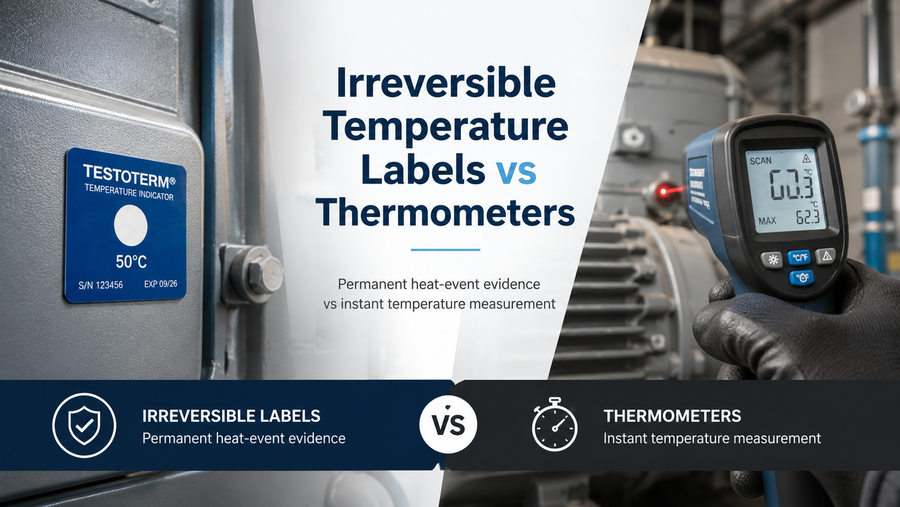 Irreversible Temperature Labels vs Thermometers – HVAC Supply Shop