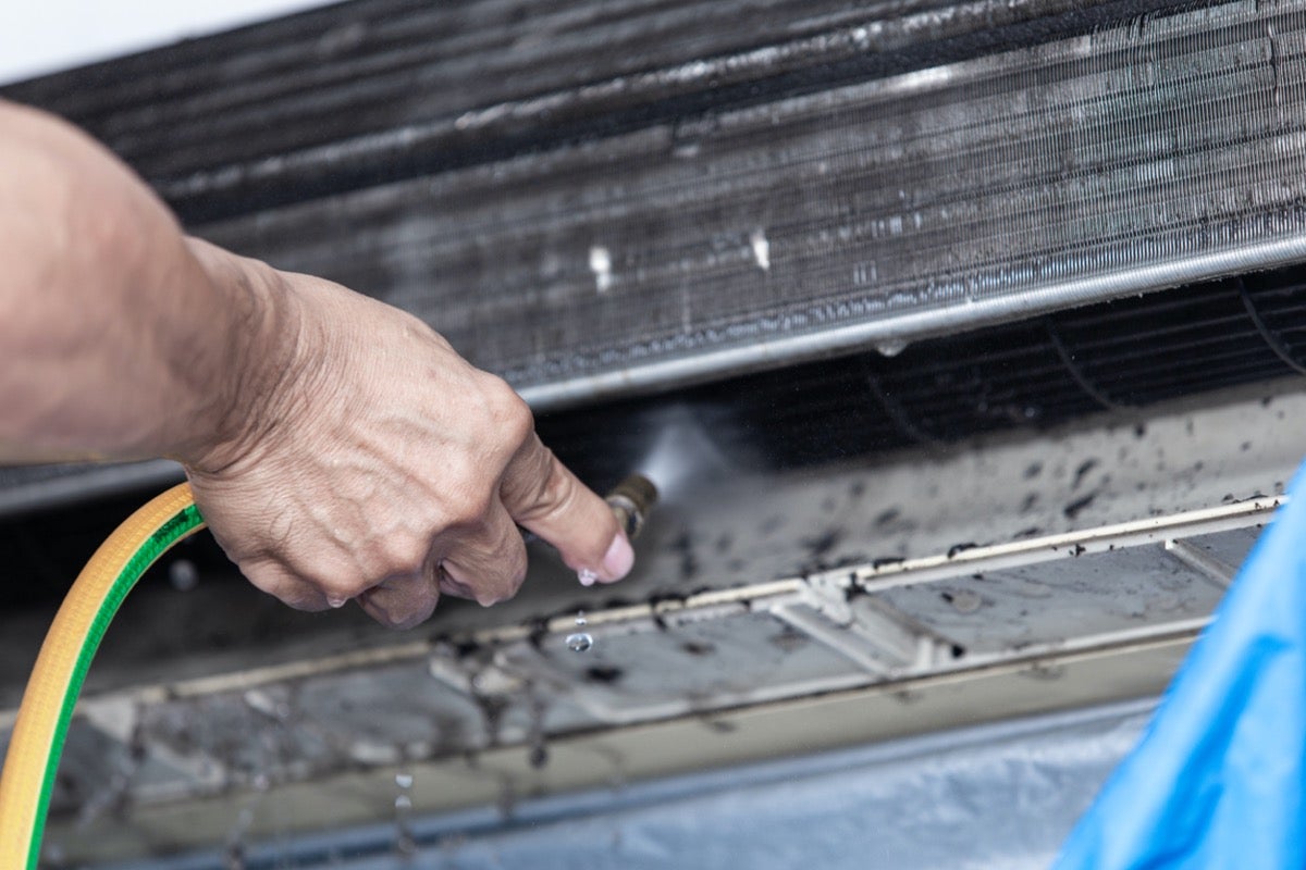 the benefits of using a portable pressure washer for hvac coils