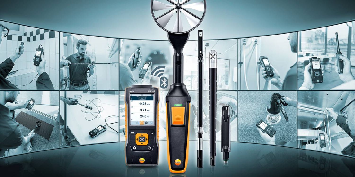 Testo HVAC instruments and digital manifolds collection — HVACShop.com.au