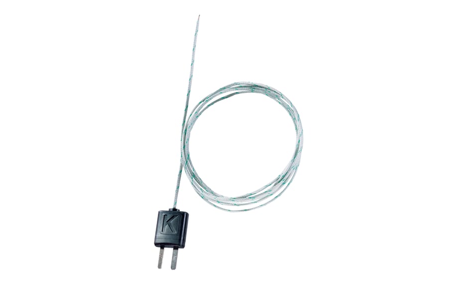 Flexible Thermocouple with TC Type K Temperature Sensor (Glass Fibre)