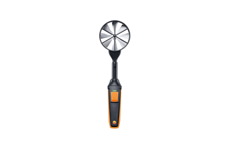 High-Precision Vane Probe (Ø 100 mm) with Bluetooth and Temperature Sensor