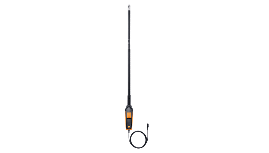 Testo Digital Vane Probe (16 mm) with Temperature Sensor, Wired