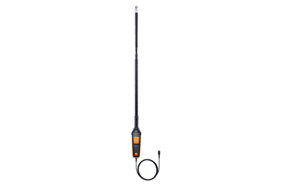 Testo Digital Vane Probe (16 mm) with Temperature Sensor, Wired