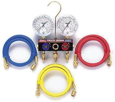 Tasco TA124W-EXP R407C, R404A, R507A, R134a Ball Valve Manifold