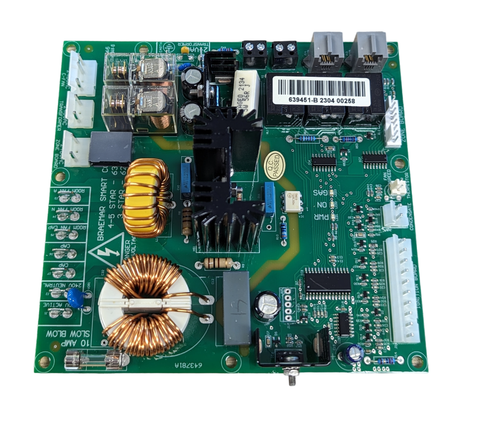 Braemar Ducted Heater Circuit Board PCB TH4 TH5