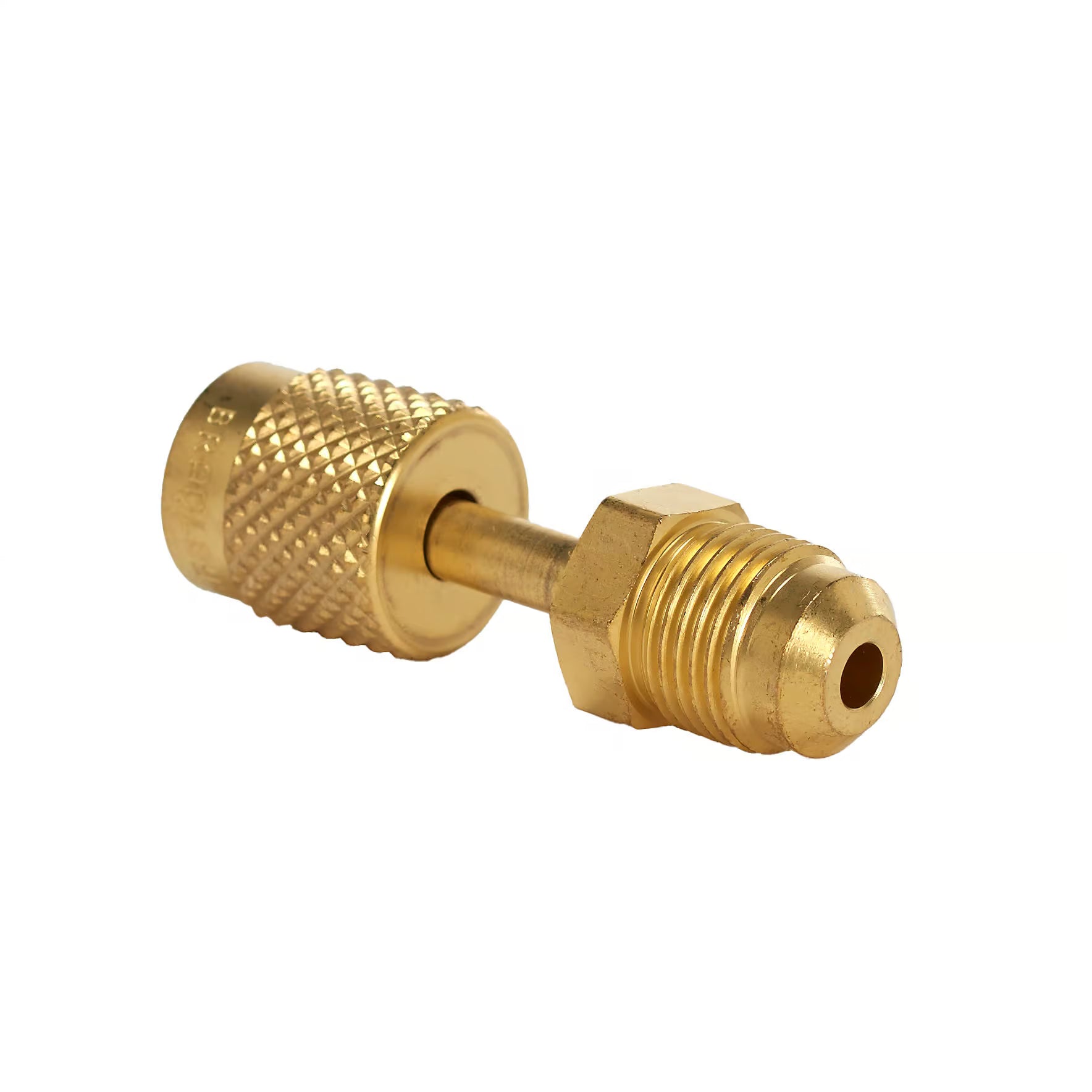 Bradley BRA-AD1438 Brass Adapter — 1/4" SAE F Flare x 3/8" M Swivel