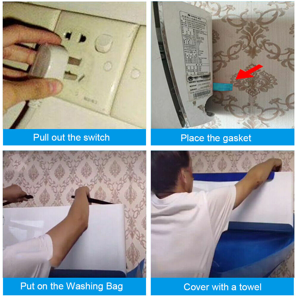 Double-sided oxford fabric AC cleaning cover