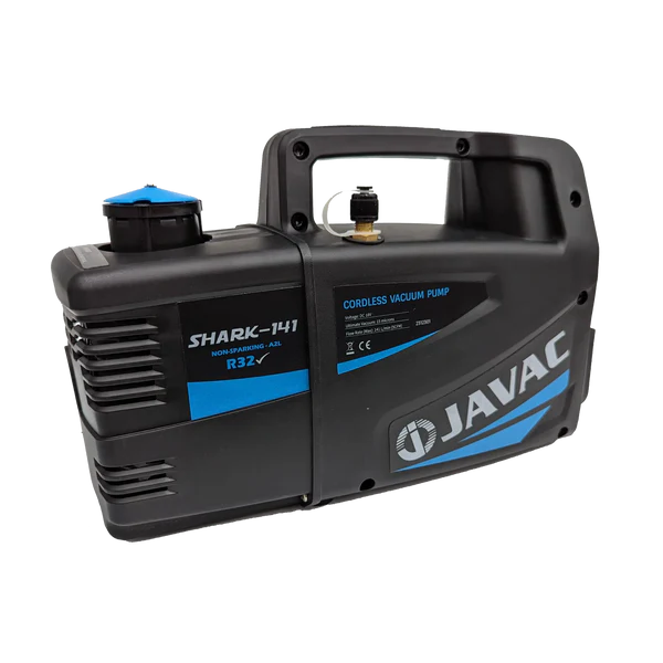 Javac Cordless 2-Stage Vacuum Pump 141 L/min R32 SHARK141